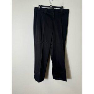 Elliot Lauren Black Tuxedo Style Ankle Pants Sz 10